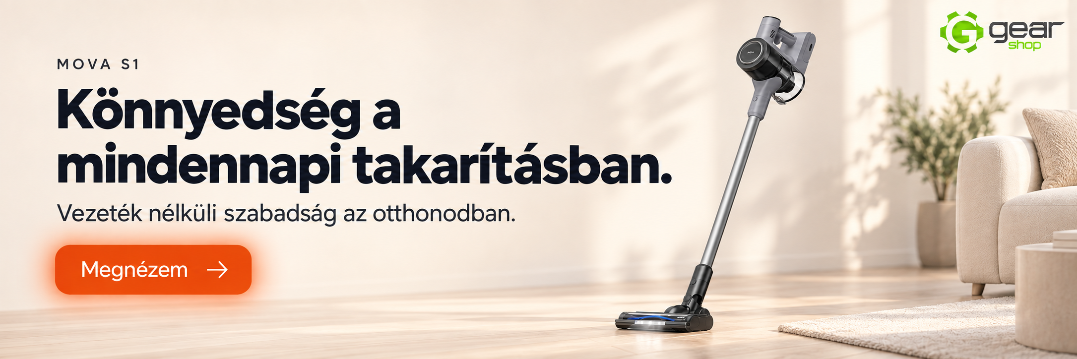 MOVA S1 – Könnyedség a mindennapi takarításban.