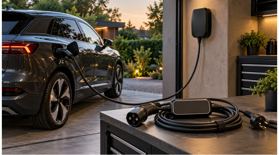 Elektromos autó töltése otthon – hordozható vagy fali töltőt válassz?