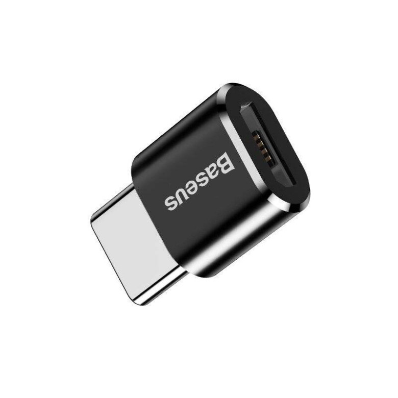 Baseus Micro USB-C - USB adapter (fekete)