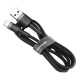 Baseus Cafule 1,5A 2 m-es Lightning USB-kábel (szürke-fekete)