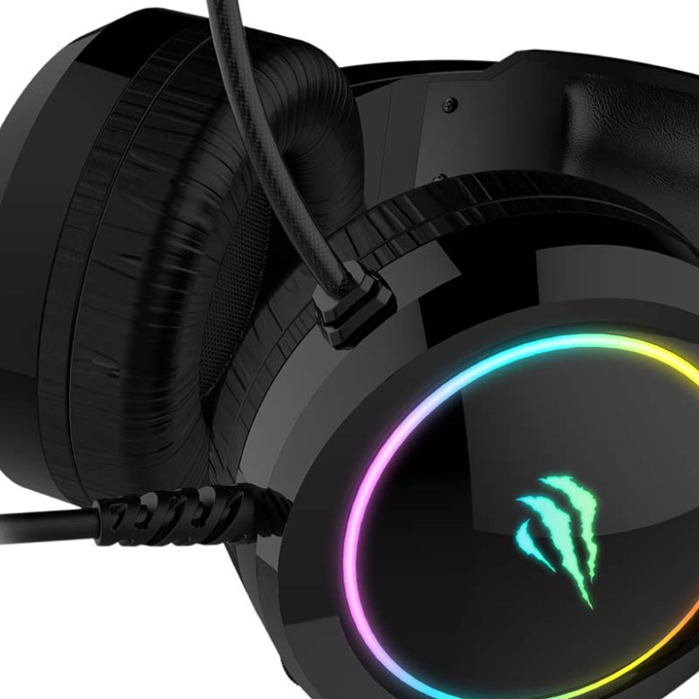 Havit GAMENOTE H2232D RGB USB + 3,5 mm-es gamer fejhallgató Havit GAMENOTE H2232D RGB USB + 3,5 mm-es gamer fejhallgató