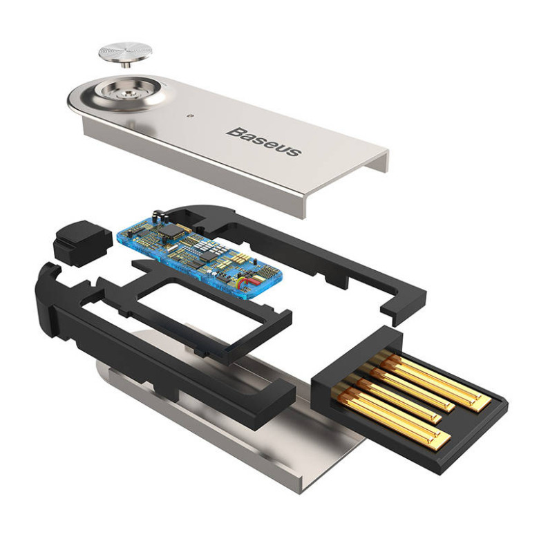 Baseus USB Bluetooth 5.0 audioadapter, AUX (fekete) Baseus USB Bluetooth 5.0 audioadapter, AUX (fekete)