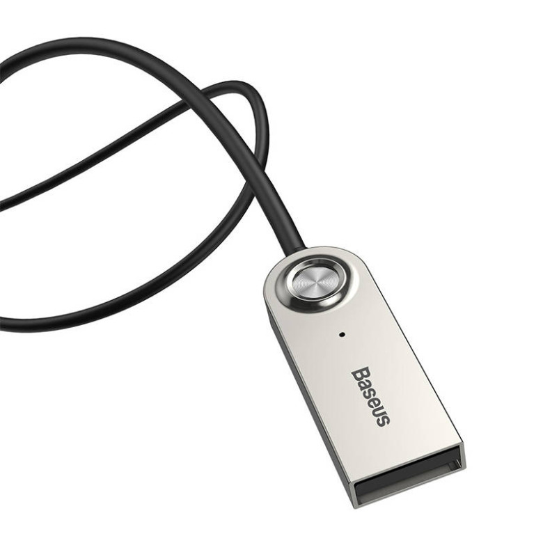 Baseus USB Bluetooth 5.0 audioadapter, AUX (fekete) Baseus USB Bluetooth 5.0 audioadapter, AUX (fekete)
