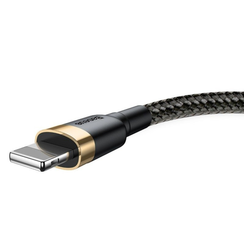 Baseus Cafule USB-Lightning kábel, 2,4A, 1 m (arany-fekete) Baseus Cafule USB-Lightning kábel, 2,4A, 1 m (arany-fekete)