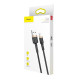 Baseus Cafule USB-Lightning kábel, 2,4A, 1 m (arany-fekete)