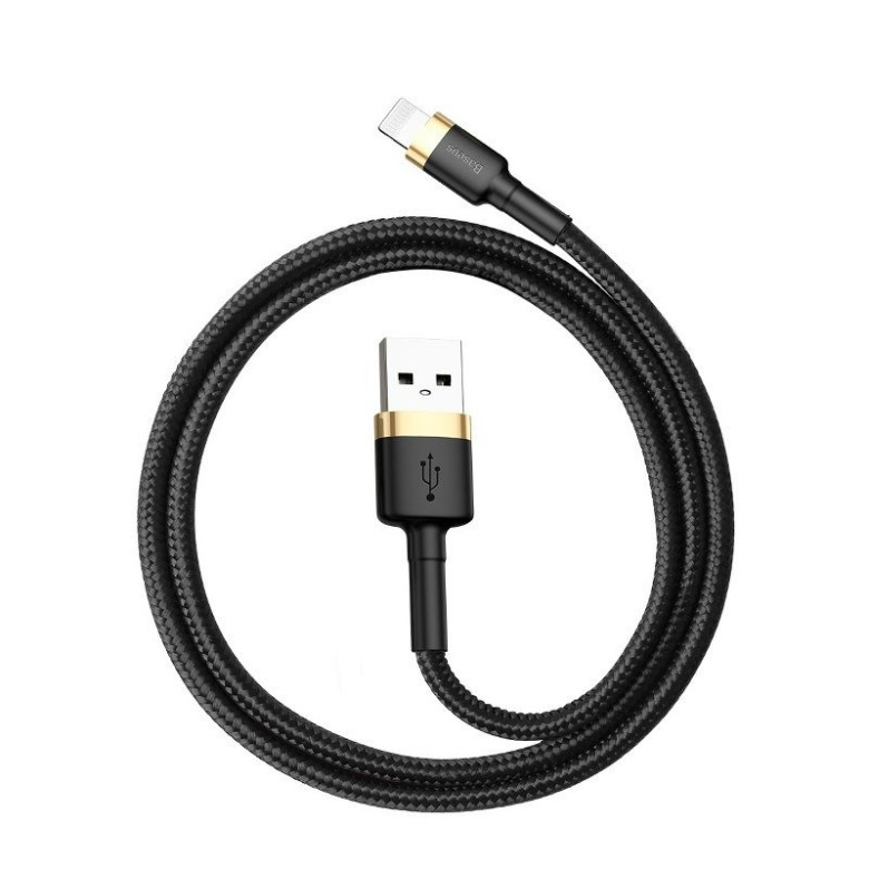 Baseus Cafule USB-Lightning kábel, 2A, 3 m (arany-fekete) Baseus Cafule USB-Lightning kábel, 2A, 3 m (arany-fekete)