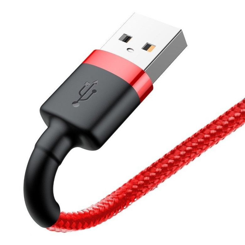 Baseus Cafule USB-Lightning kábel, 2A, 3m (piros) Baseus Cafule USB-Lightning kábel, 2A, 3m (piros)