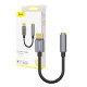 Baseus L54 USB-C audioadapter + 3,5 mm-es mini jack csatlakozó (szürke)