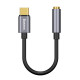 Baseus L54 USB-C audioadapter + 3,5 mm-es mini jack csatlakozó (szürke)