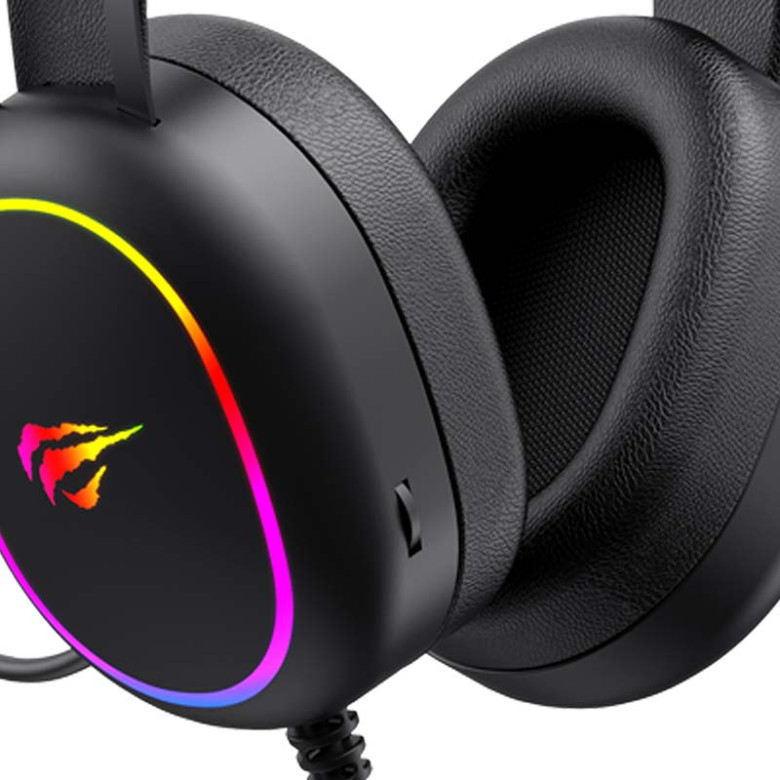 Havit GAMENOTE H2016D RGB USB + 3,5 mm-es gamer fejhallgató Havit GAMENOTE H2016D RGB USB + 3,5 mm-es gamer fejhallgató