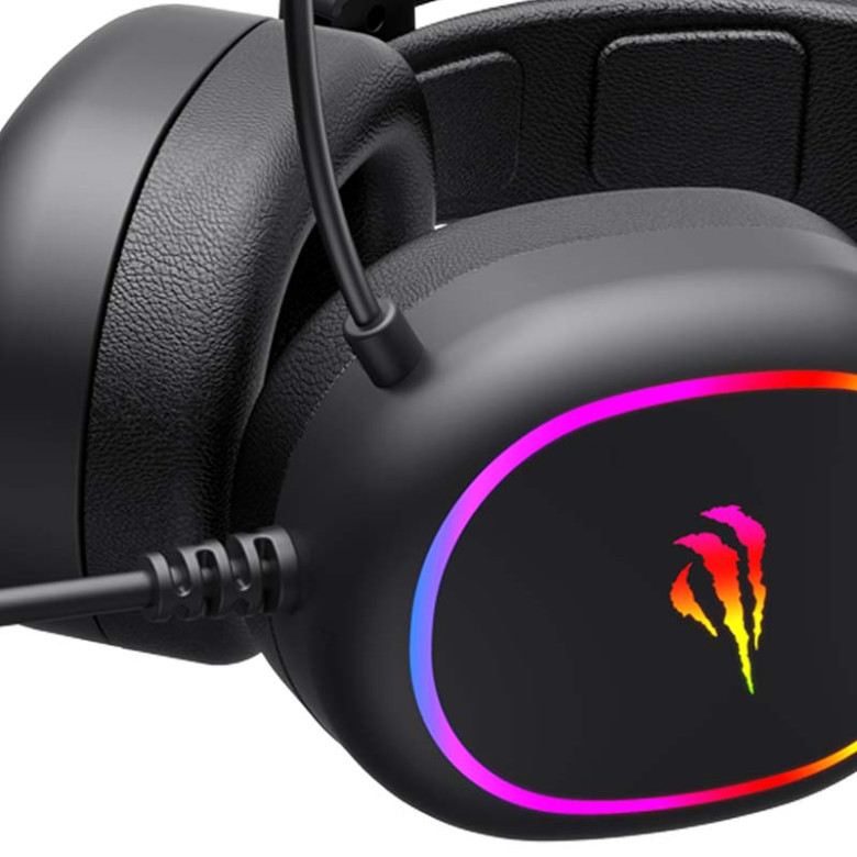 Havit GAMENOTE H2016D RGB USB + 3,5 mm-es gamer fejhallgató Havit GAMENOTE H2016D RGB USB + 3,5 mm-es gamer fejhallgató