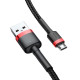 Baseus Cafule 2A 3 m USB-Micro USB kábel (fekete és piros)