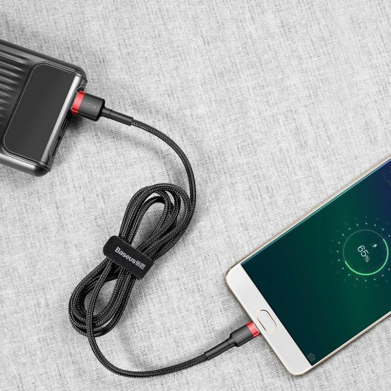 Baseus Cafule 2A 3 m USB-Micro USB kábel (fekete és piros) Baseus Cafule 2A 3 m USB-Micro USB kábel (fekete és piros)