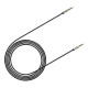 3,5 mm-es mini jack audiokábel AUX Baseus Yiven 1,5 m (fekete és ezüst)