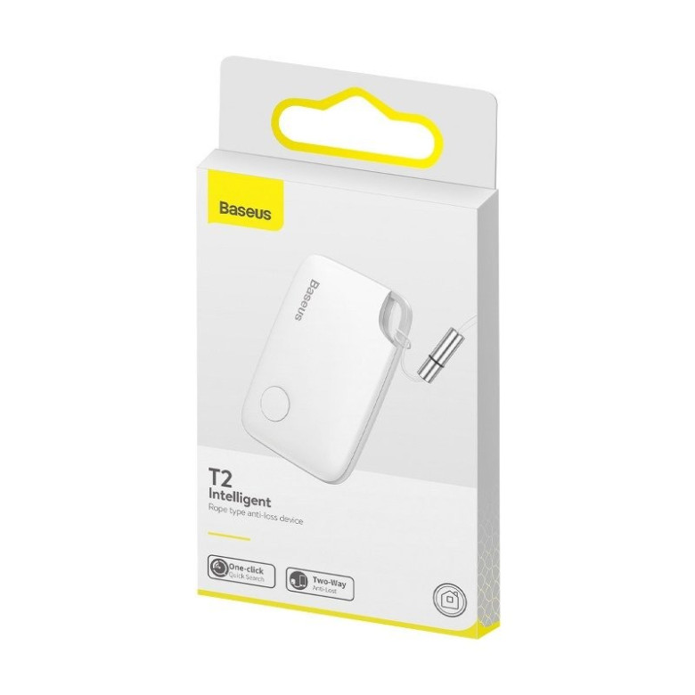 Baseus T2 Bluetooth nyomkövető zsinórral (fehér) Baseus T2 Bluetooth nyomkövető zsinórral (fehér)