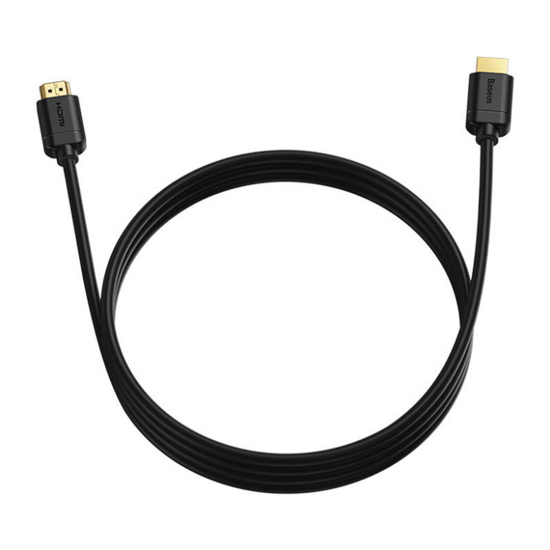 Baseus HDMI 2.0 kábel, 4K 60Hz, 3D, HDR, 18Gbps, 1m (fekete) Baseus HDMI 2.0 kábel, 4K 60Hz, 3D, HDR, 18Gbps, 1m (fekete)