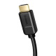Baseus HDMI 2.0 kábel, 4K 60Hz, 3D, HDR, 18Gbps, 1m (fekete)