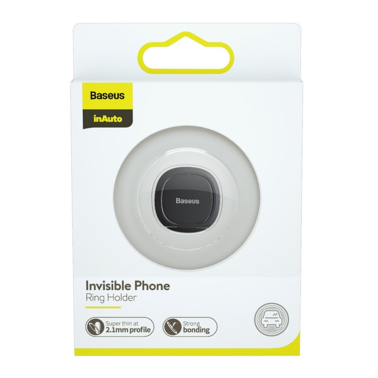 Baseus Invisible gyűrűs fogantyú telefonhoz (szürke) Baseus Invisible gyűrűs fogantyú telefonhoz (szürke)