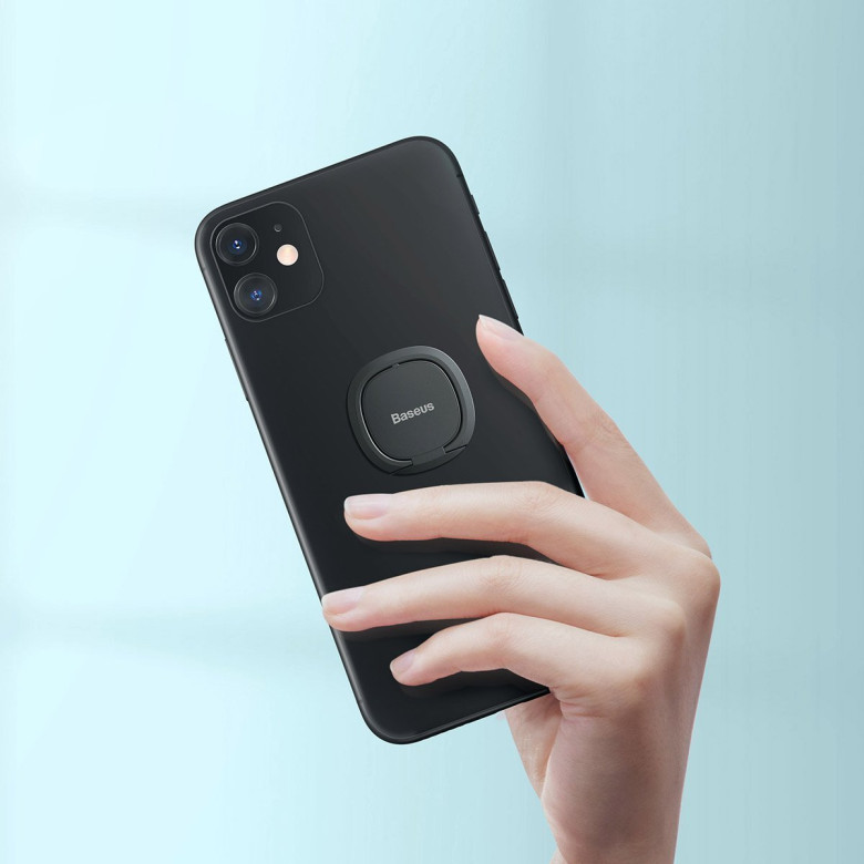Baseus Invisible gyűrűs fogantyú telefonhoz (szürke) Baseus Invisible gyűrűs fogantyú telefonhoz (szürke)
