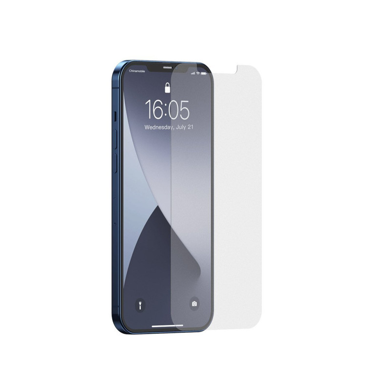 Baseus edzett üvegfólia 0,3 mm-es iPhone 12/12 Pro készülékhez (2 db) Baseus edzett üvegfólia 0,3 mm-es iPhone 12/12 Pro készülékhez (2 db)