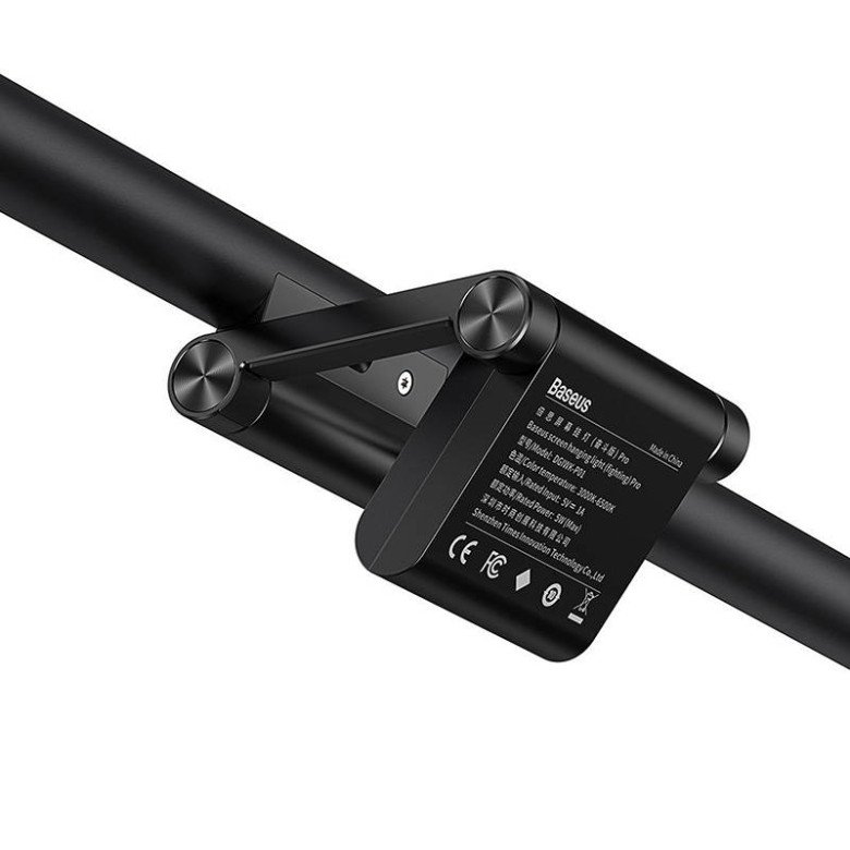 Baseus I-Wok Pro monitorlámpa fényerőszabályzóval (fekete) Baseus I-Wok Pro monitorlámpa fényerőszabályzóval (fekete)