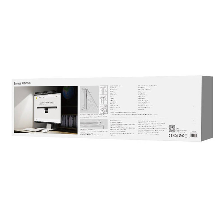 Baseus I-Wok Pro monitorlámpa fényerőszabályzóval (fekete) Baseus I-Wok Pro monitorlámpa fényerőszabályzóval (fekete)