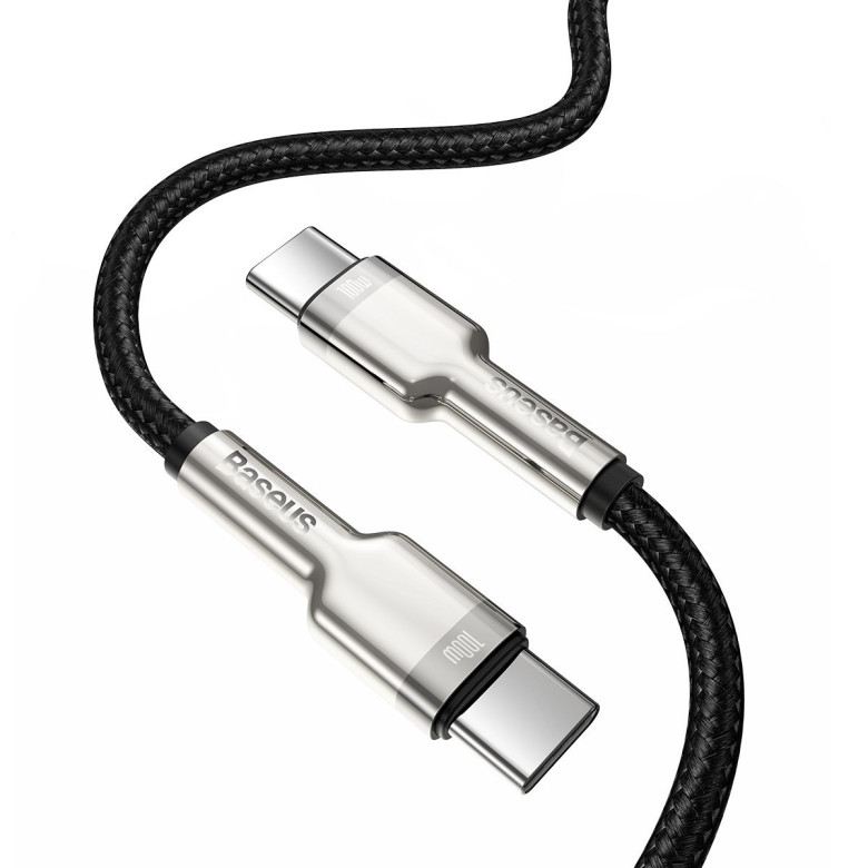 Baseus Cafule USB-C-USB-C kábel, 100 W, 2 m (fekete) Baseus Cafule USB-C-USB-C kábel, 100 W, 2 m (fekete)