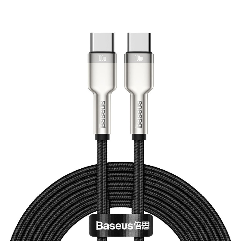 Baseus Cafule USB-C-USB-C kábel, 100 W, 2 m (fekete) Baseus Cafule USB-C-USB-C kábel, 100 W, 2 m (fekete)