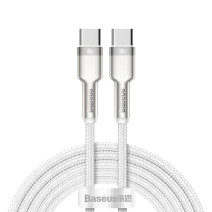 Baseus Cafule USB-C-USB-C kábel, 100 W, 2 m (fehér) Baseus Cafule USB-C-USB-C kábel, 100 W, 2 m (fehér)