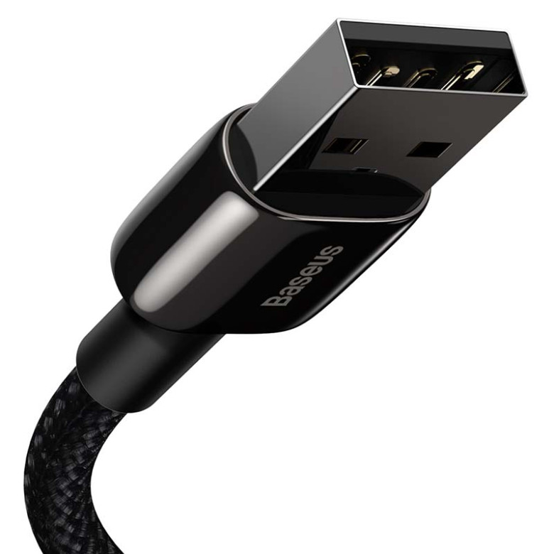 Baseus Tungsten Gold USB-Lightning kábel, 2,4A, 2m (fekete) Baseus Tungsten Gold USB-Lightning kábel, 2,4A, 2m (fekete)