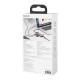 Baseus Metal Gleam Series 8 az 1-ben hub, USB-C - 3x USB 3.0 + HDMI + USB-C PD + Ethernet RJ45 + microSD / SD