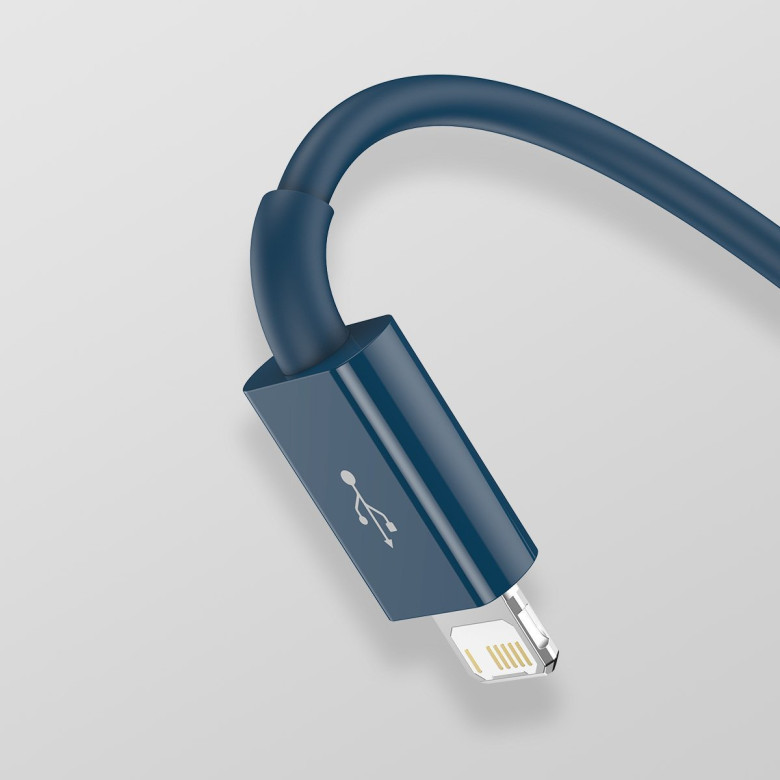 Baseus Superior Series 3 az 1-ben USB-kábel, USB-Micro USB / USB-C / Lightning, 3,5 A, 1,5 m (kék) Baseus Superior Series 3 az 1-ben USB-kábel, USB-Micro USB / USB-C / Lightning, 3,5 A, 1,5 m (kék)