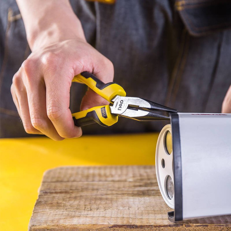 Deli Tools hosszúkás egyenes fogó EDL2106, 6