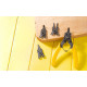 Deli Tools EDL104506, fogókészlet 6" (sárga)
