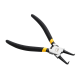 Deli Tools EDL0343 Seeger-gyűrű fogó belső gyűrűkhöz 7" (fekete)