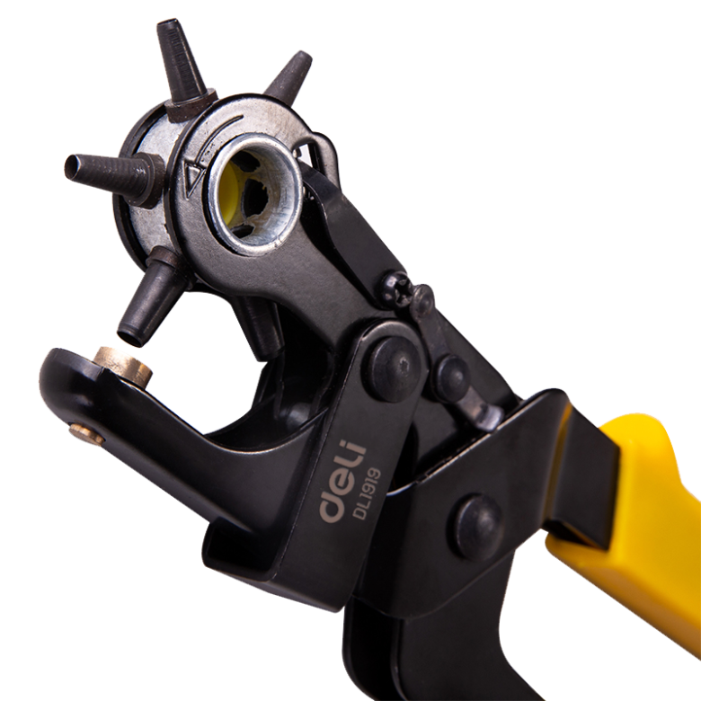 Deli Tools EDL1919 lyukasztófogó (sárga)