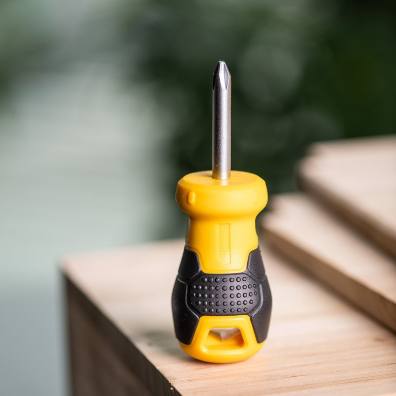 Deli Tools Phillips csavarhúzó EDL636038, PH2x38mm (sárga)