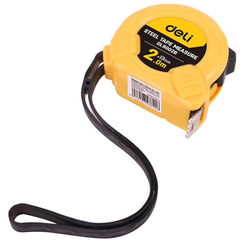 Deli Tools EDL9002B mérőszalag, 2m / 13mm (sárga) Deli Tools EDL9002B mérőszalag, 2m / 13mm (sárga)