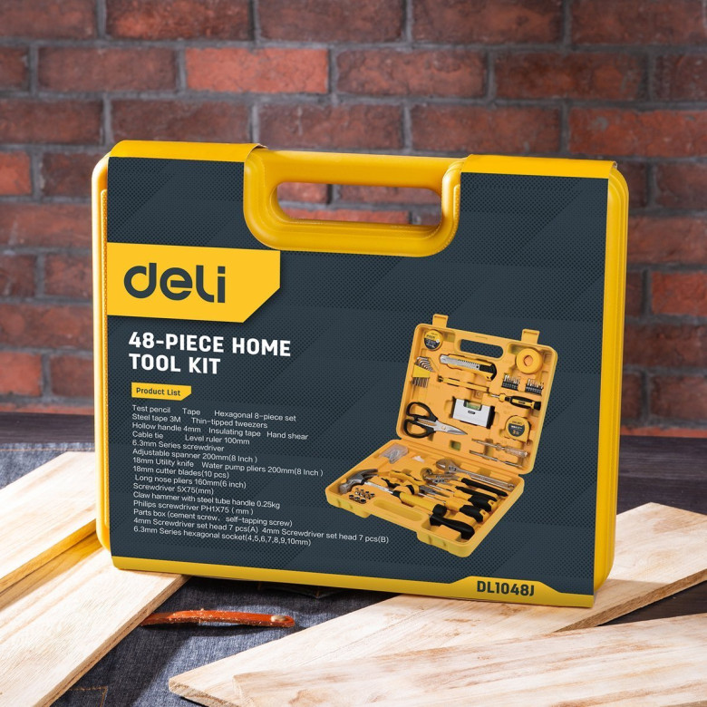 Deli Tools EDL1048J 48 részes szerszámkészlet Deli Tools EDL1048J 48 részes szerszámkészlet