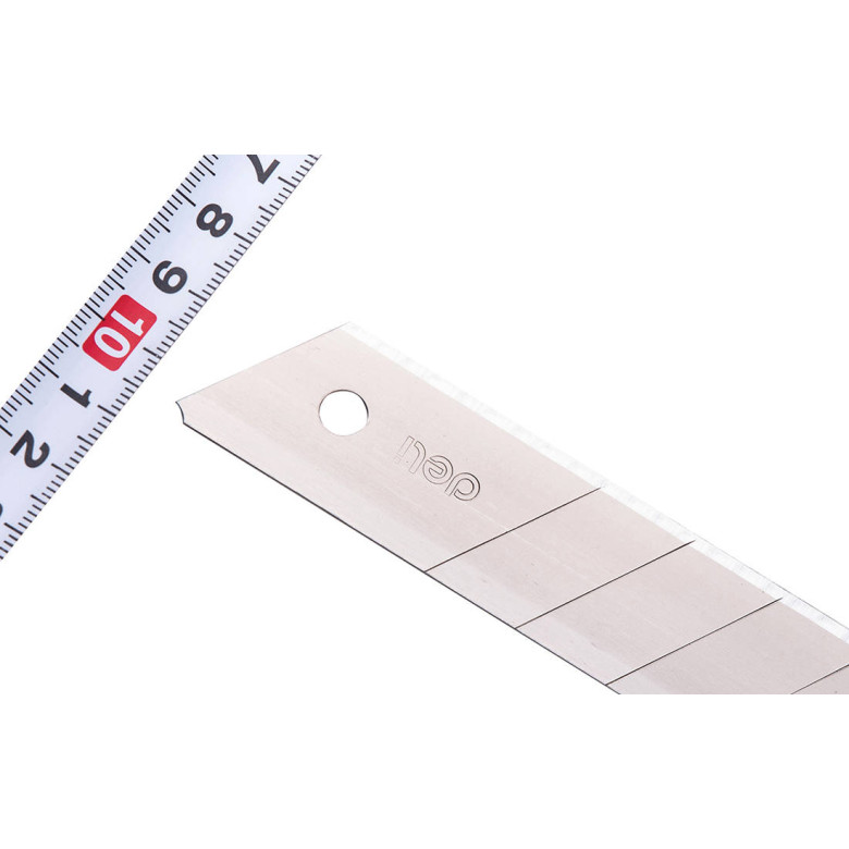 Deli Tools EDL-DP05 tartalék penge sniccer késhez 25mm 10 db (ezüst)