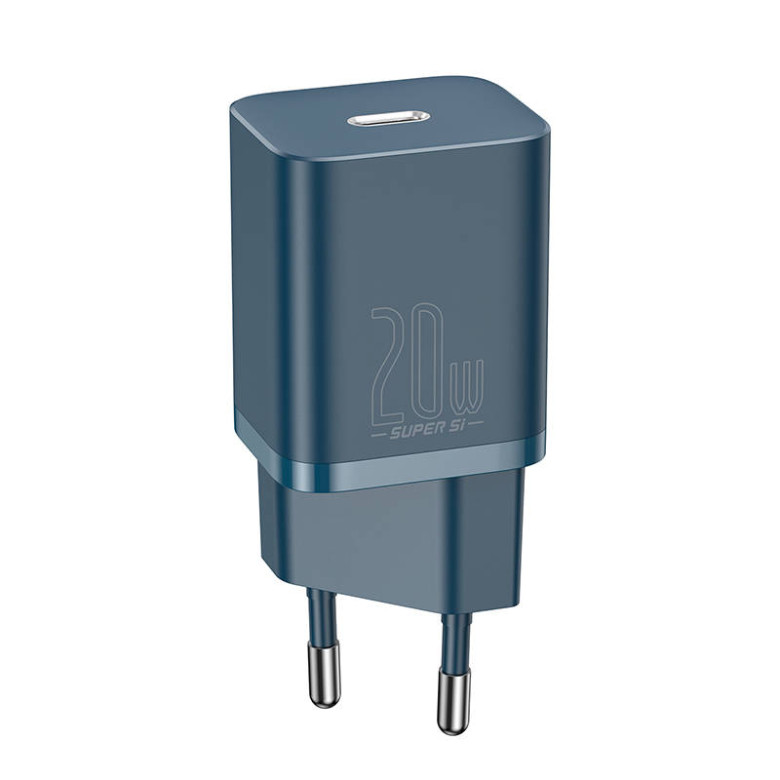 Baseus Super Si gyorstöltő 1C 20W (kék) Baseus Super Si gyorstöltő 1C 20W (kék)