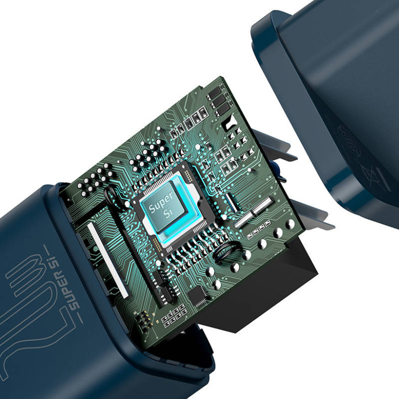 Baseus Super Si gyorstöltő 1C 20W (kék) Baseus Super Si gyorstöltő 1C 20W (kék)