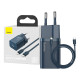 Baseus Super Si Quick Charger 1C 20W fali töltő 1 m-es USB-C-lighting kábellel (kék) Baseus Super Si Quick Charger 1C 20W fali töltő 1 m-es USB-C-lighting kábellel (kék)