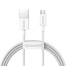 Baseus Superior Series USB-Micro-USB kábel, 2A, 1m (fehér) Baseus Superior Series USB-Micro-USB kábel, 2A, 1m (fehér)