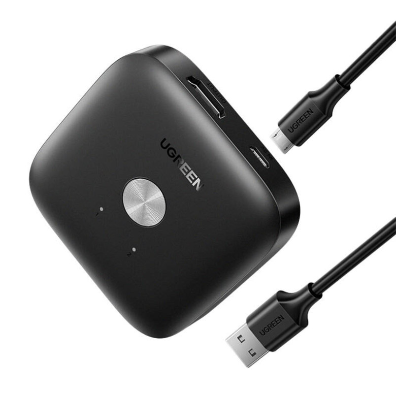 UGREEN CM333 2 az 1-ben HDMI 2.0 4K kapcsoló (fekete) UGREEN CM333 2 az 1-ben HDMI 2.0 4K kapcsoló (fekete)