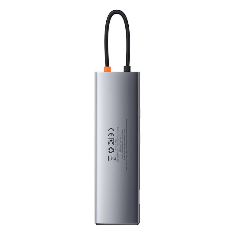 Baseus Metal Gleam Series 11 az 1-ben hub, USB-C - 3x USB 3.0 + 2x HDMI + USB-C PD + Ethernet RJ45 + microSD / SD + VGA + AUX Baseus Metal Gleam Series 11 az 1-ben hub, USB-C - 3x USB 3.0 + 2x HDMI + USB-C PD + Ethernet RJ45 + microSD / SD + VGA + AUX