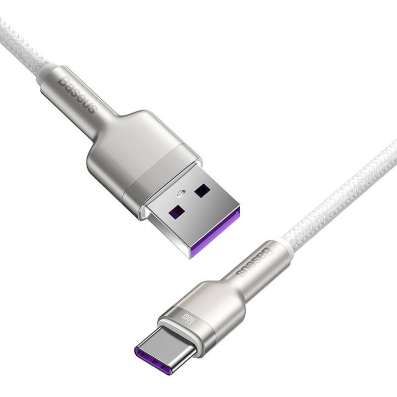 Baseus Cafule USB-USB-C kábel, 66 W, 2 m (fehér) Baseus Cafule USB-USB-C kábel, 66 W, 2 m (fehér)