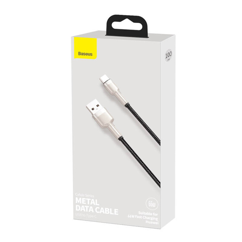 Baseus Cafule USB-USB-C kábel, 66 W, 1 m (fekete) Baseus Cafule USB-USB-C kábel, 66 W, 1 m (fekete)