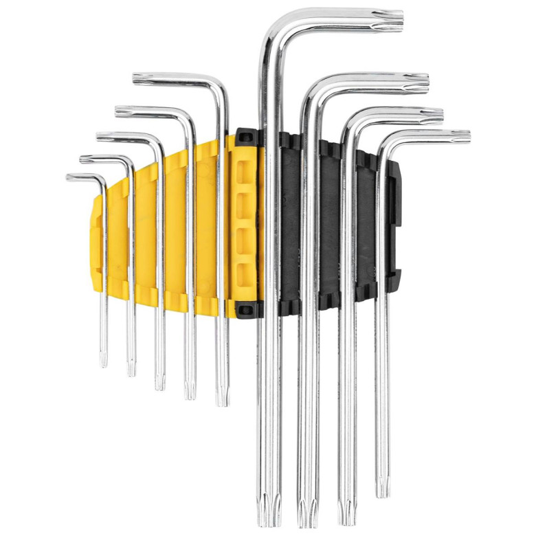 Deli Tools EDL3091 Torx imbuszkulcs készlet, 1,5-10 mm (ezüst) Deli Tools EDL3091 Torx imbuszkulcs készlet, 1,5-10 mm (ezüst)