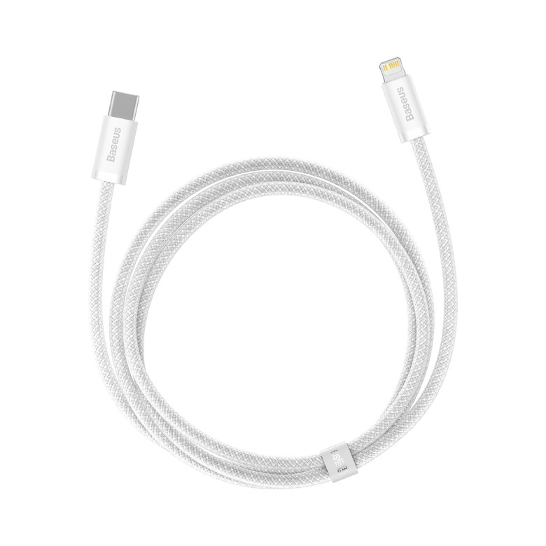 Baseus Dynamic USB-C Lightning kábel 20W, 1m (Fehér) Baseus Dynamic USB-C Lightning kábel 20W, 1m (Fehér)